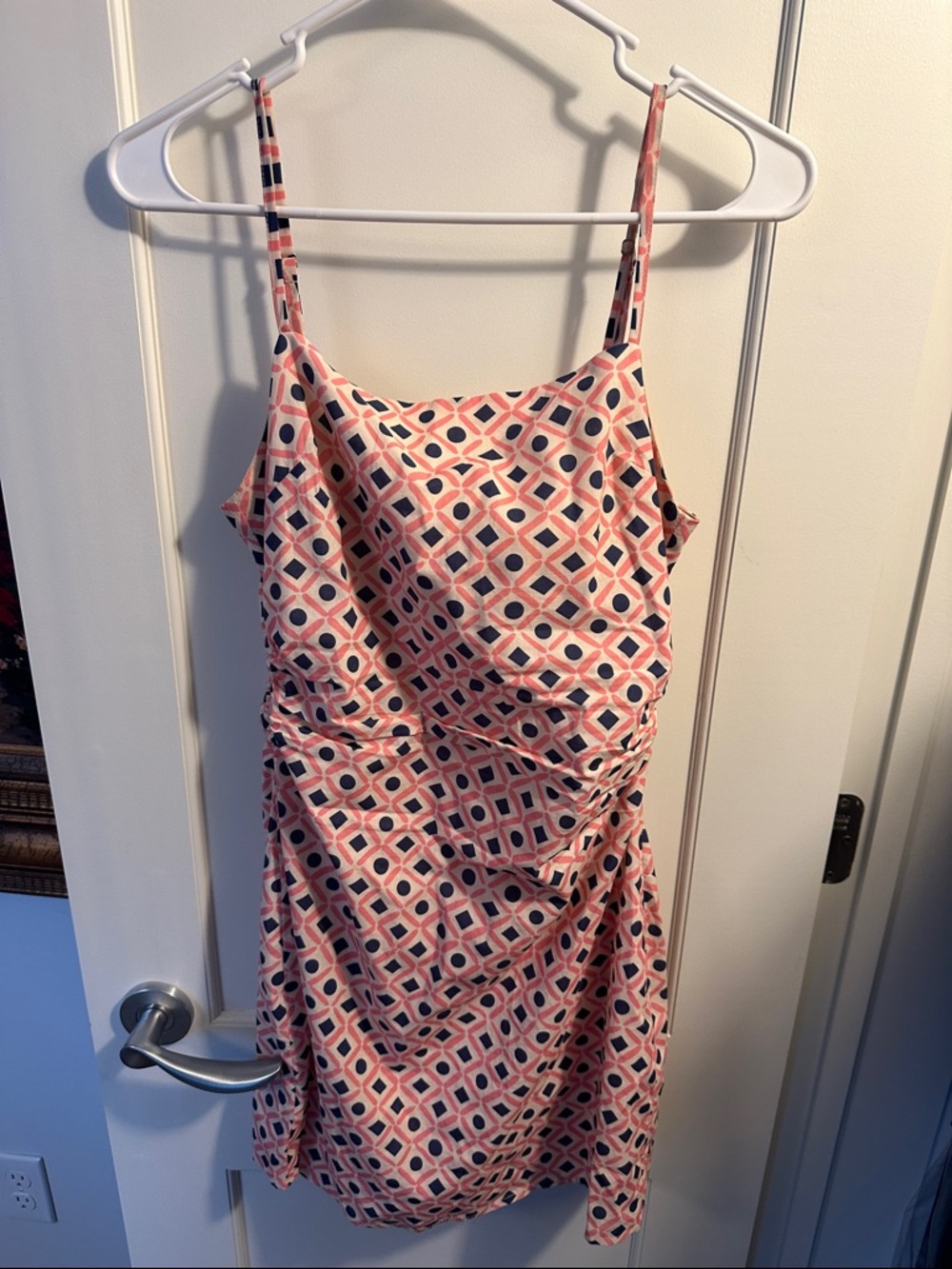 Lulu's Pink Geometric Mini Dress